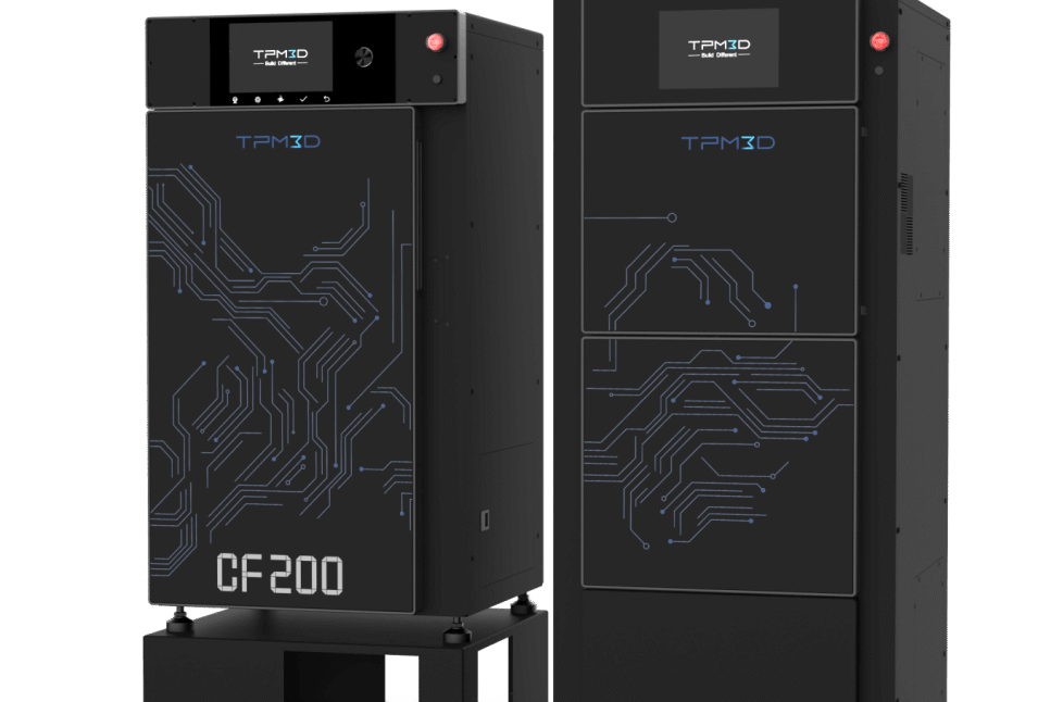 TPM3D CF200 SLS 3D printer printing nylon parts