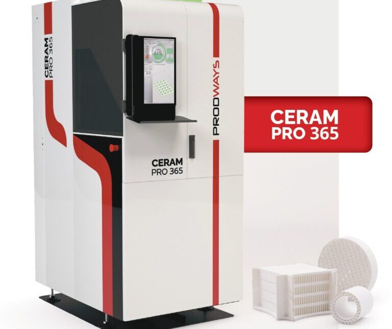 Ceramic 3D printing process using Lodestar3D Ceram PRO DLP printer for technical ceramic parts