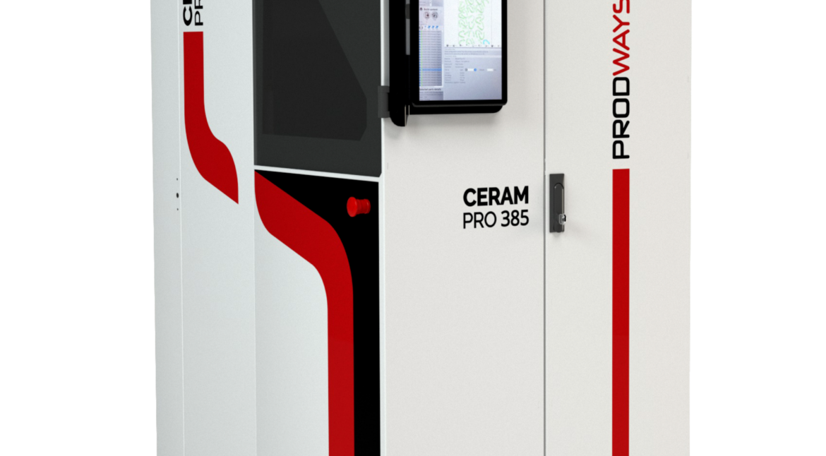 Ceramic 3D printing process using Lodestar3D Ceram PRO DLP printer for technical ceramic parts