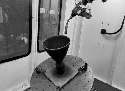 Wire Arc Additive Manufacturing process for large metal part production