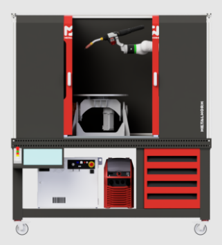 MetalWorm MW-LAB robotic WAAM Lab System for additive manufacturing research and alloy development