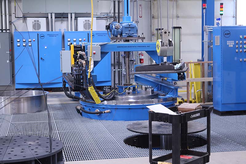 Hot Isostatic Pressing removing internal porosity and improving metal part density